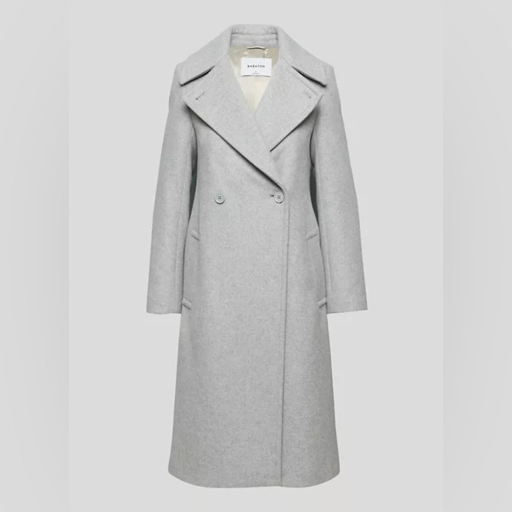 ARITZIA Babaton Benton Wool Coat | Heather Comet | Size Small